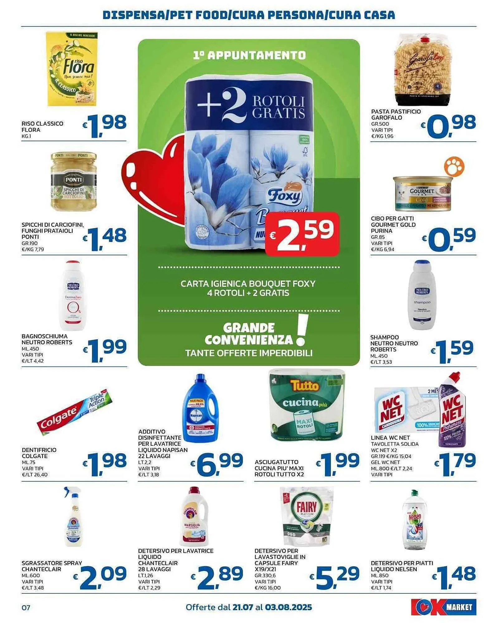 Volantino Ok Market da 21 luglio a 3 agosto di 2025 - Pagina del volantino 7