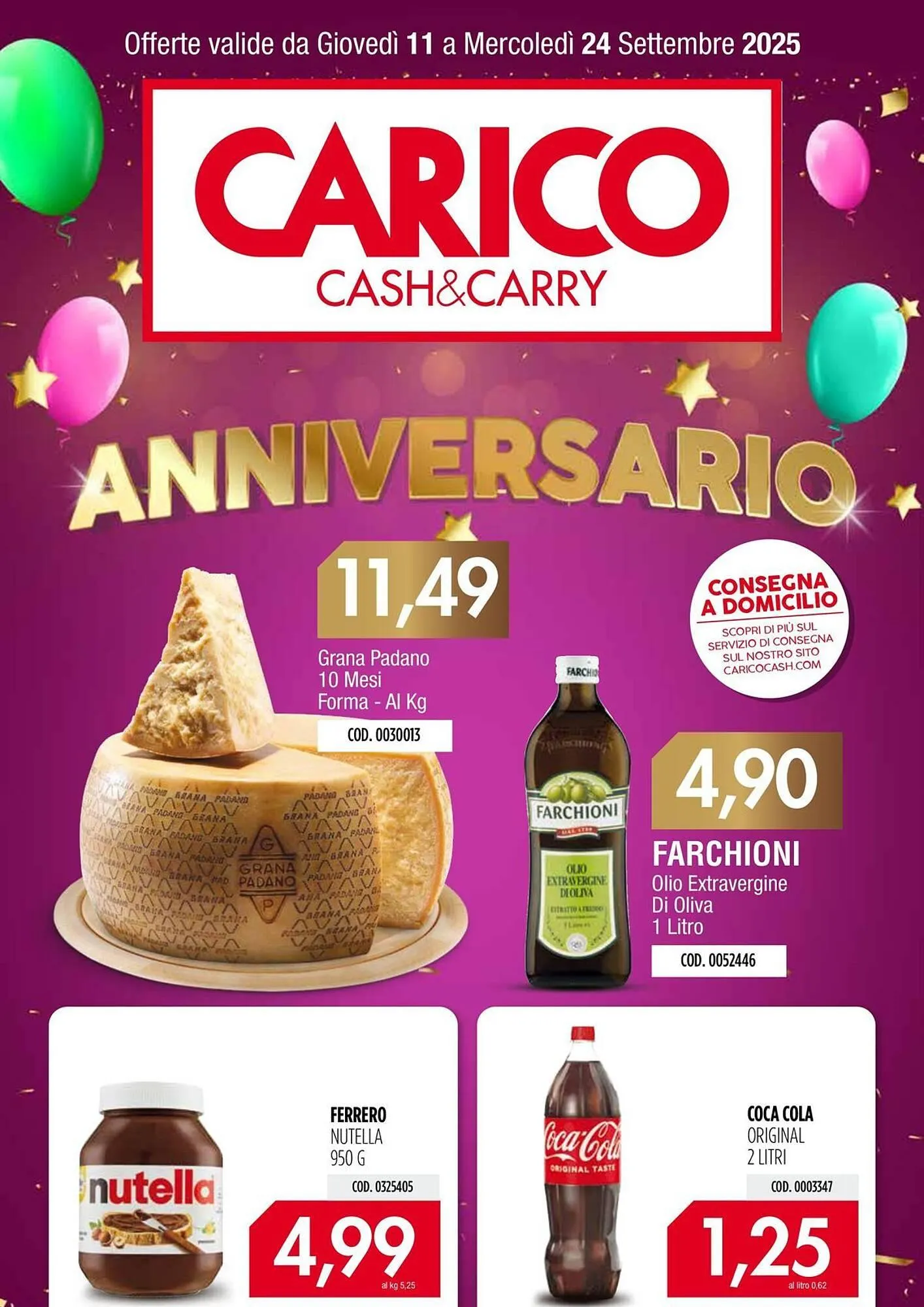 Volantino Carico Cash & Carry da 11 settembre a 24 settembre di 2025 - Pagina del volantino 1