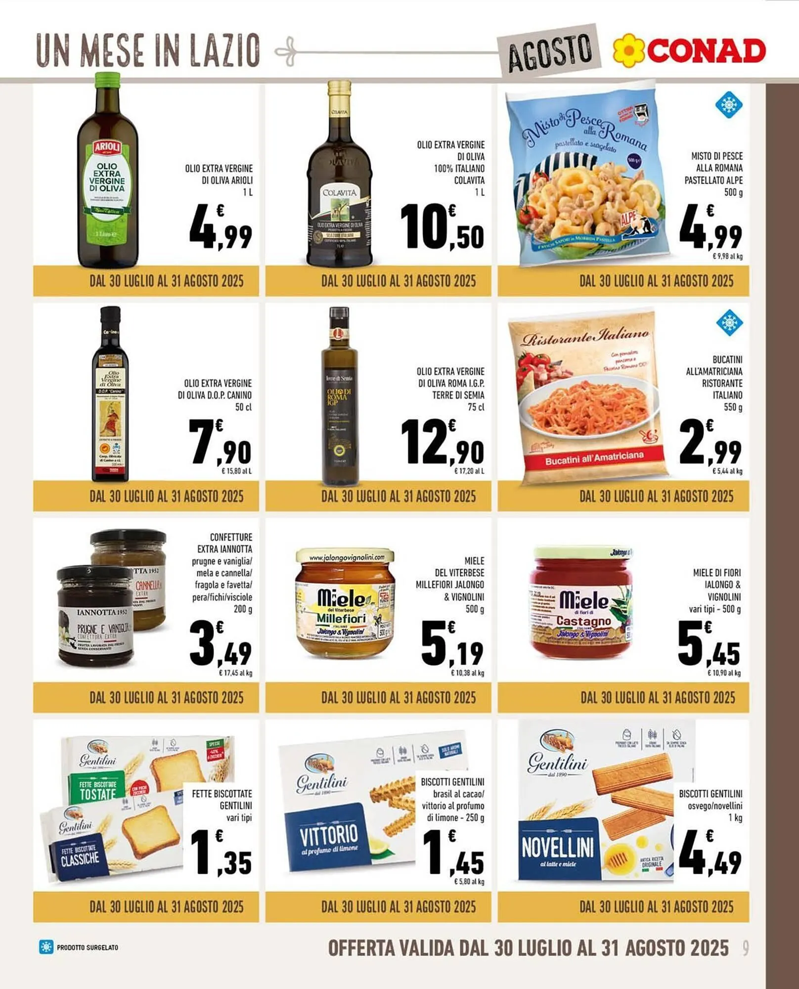 Volantino Conad da 30 luglio a 31 agosto di 2025 - Pagina del volantino 9