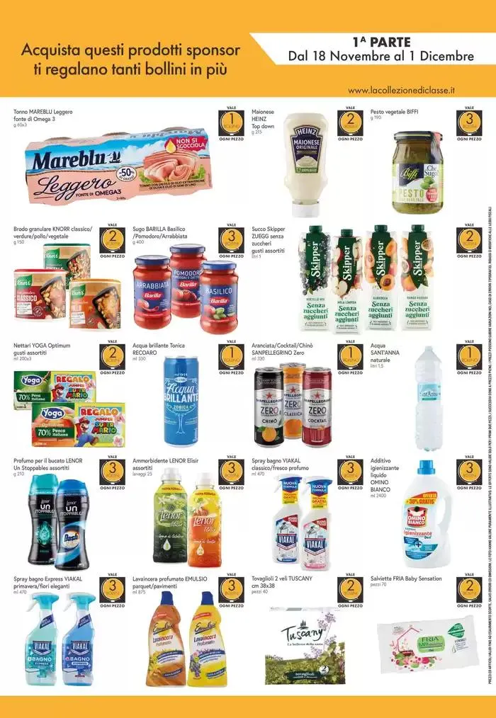 Raccolta bollini collezione di classe da 21 novembre a 16 febbraio di 2025 - Pagina del volantino 6
