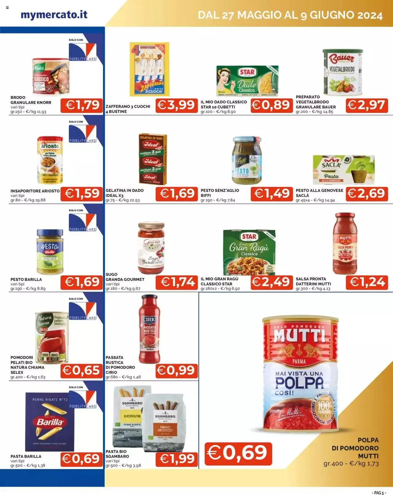 Volantino Mercatò da 27 maggio a 9 giugno di 2024 - Pagina del volantino 5