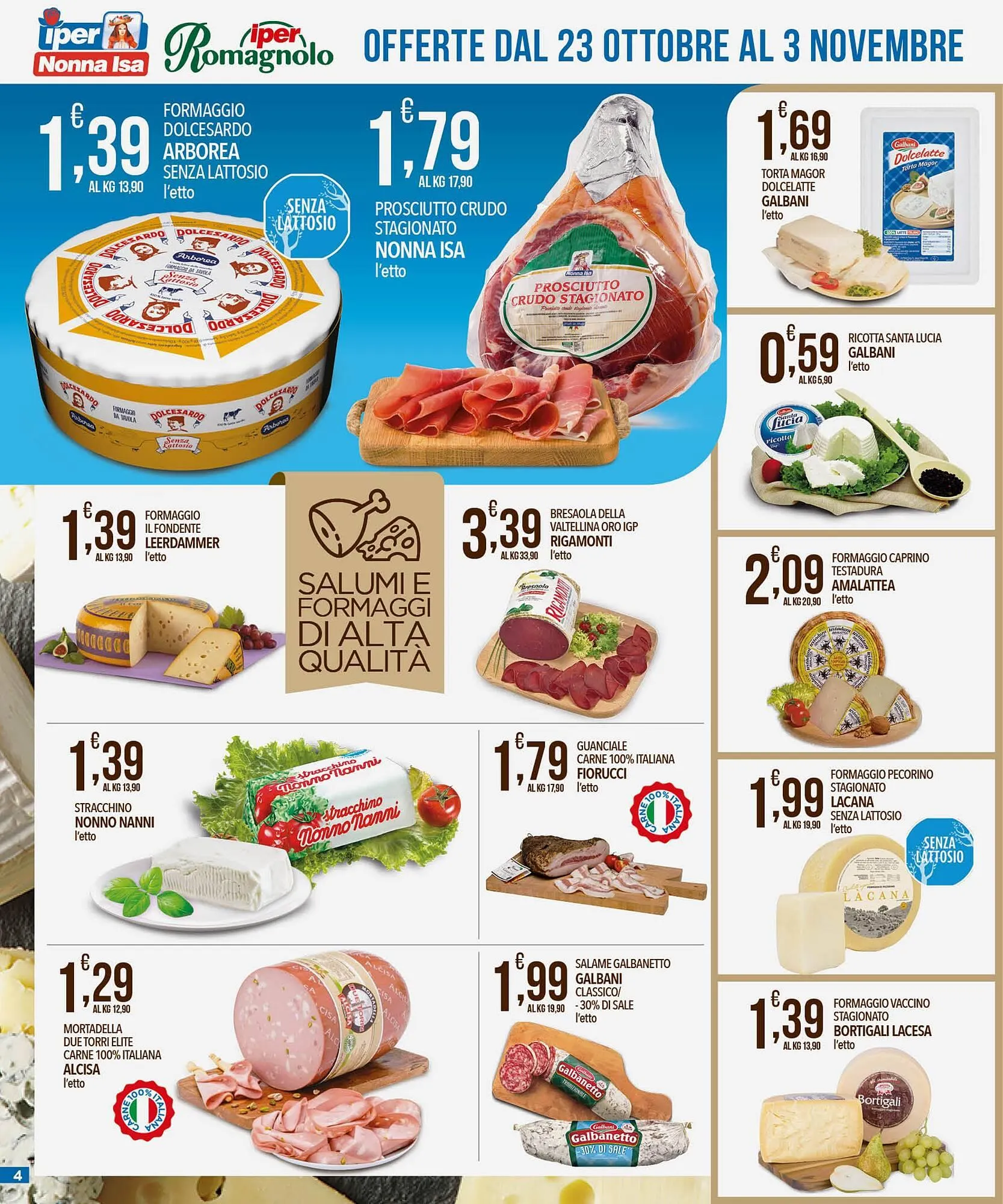 Volantino Iper Romagnolo da 23 ottobre a 3 novembre di 2024 - Pagina del volantino 4