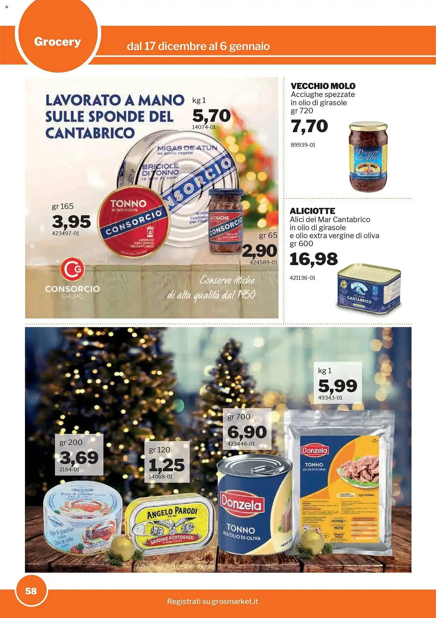 Volantino GrosMarket da 17 dicembre a 6 gennaio di 2026 - Pagina del volantino 58