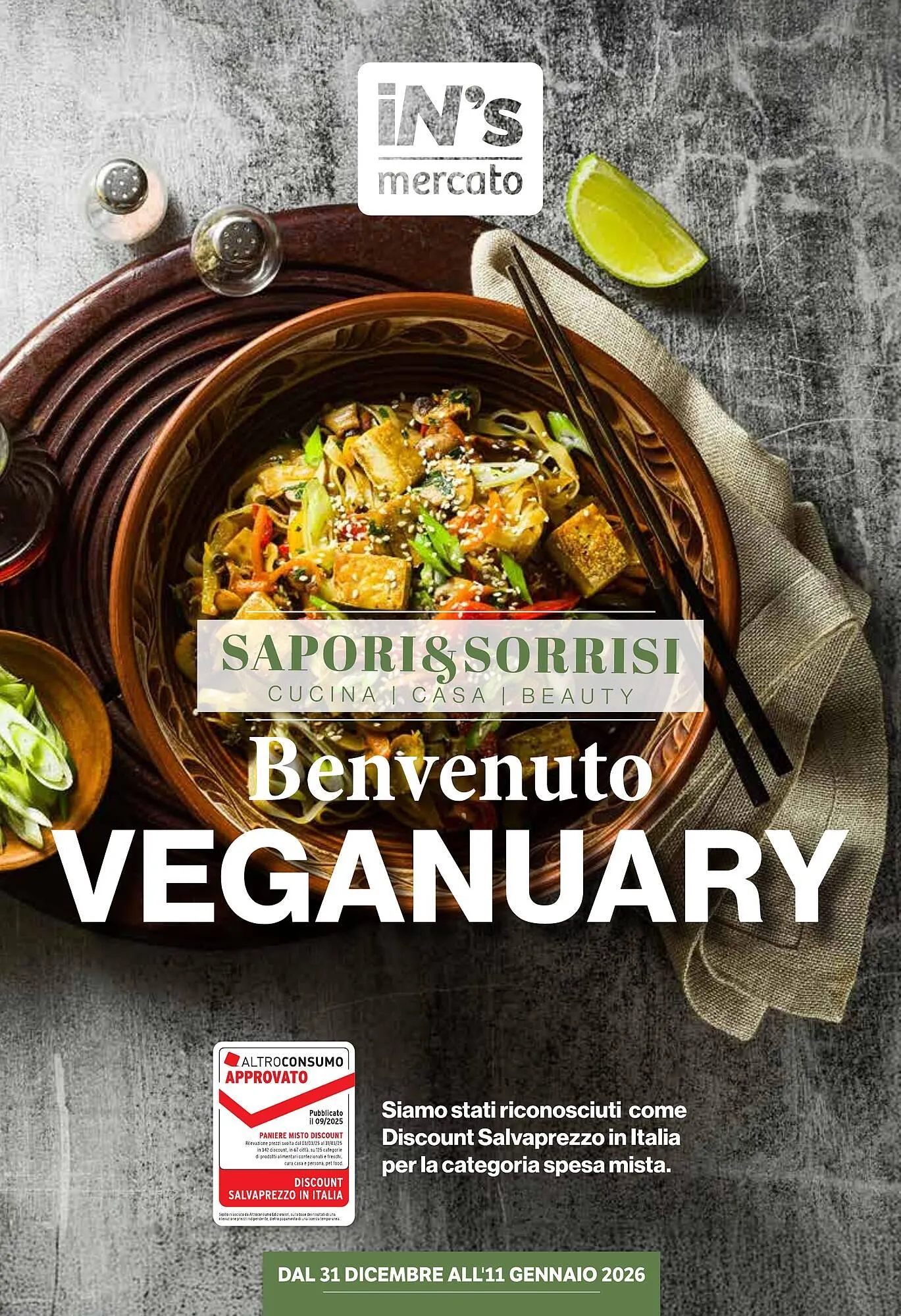 Volantino In'S Mercato da 31 dicembre a 11 gennaio di 2026 - Pagina del volantino 1