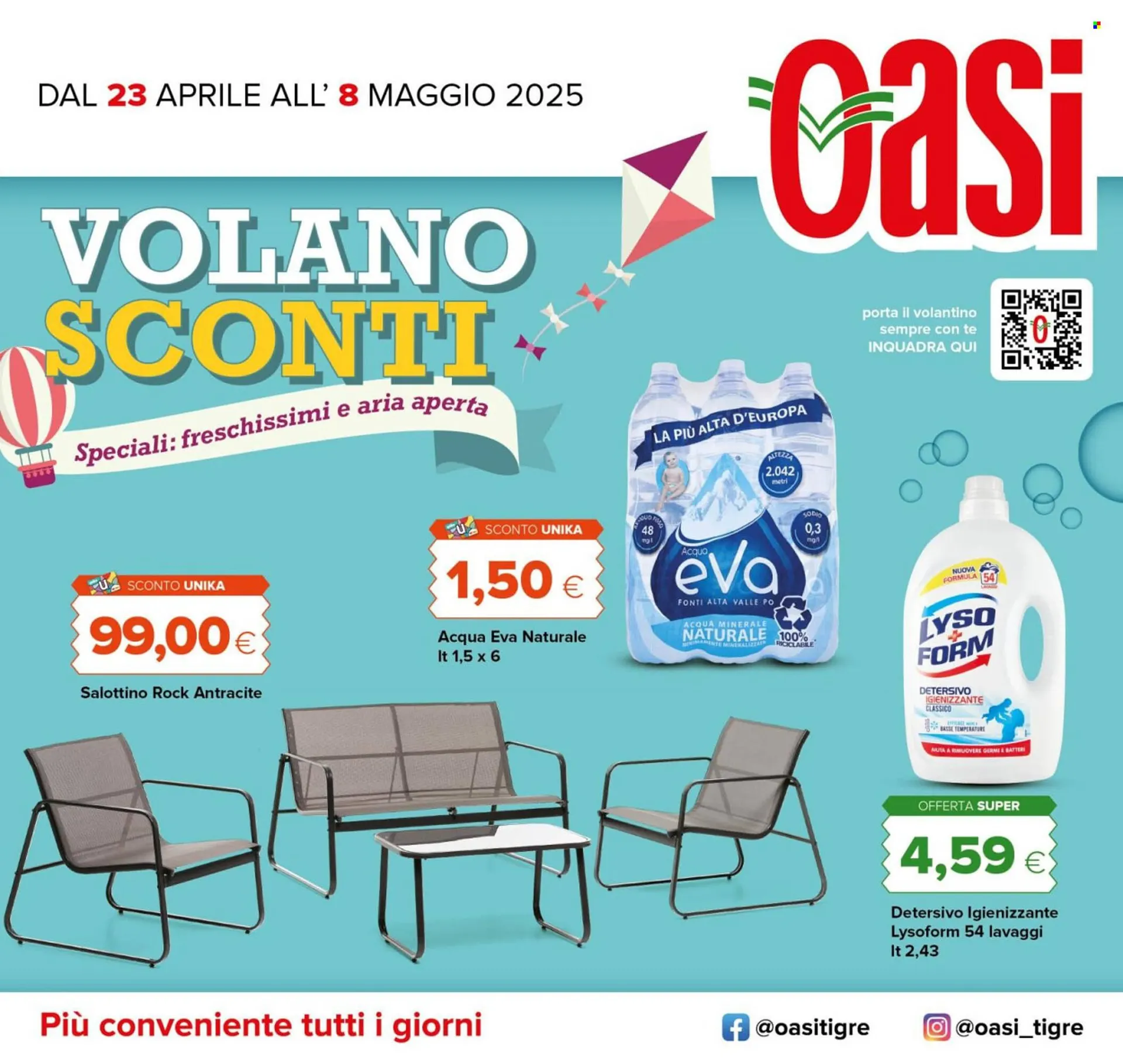 Volantino Oasi da 23 aprile a 8 maggio di 2025 - Pagina del volantino 1
