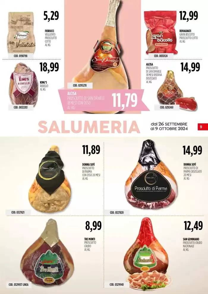 Carico Cash & Carry - Anniversario da 26 settembre a 9 ottobre di 2024 - Pagina del volantino 9