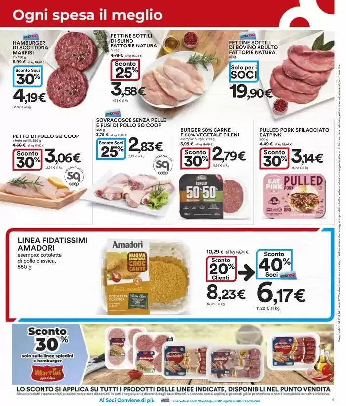 Sconti 30% - 40% - 50% da 13 marzo a 26 marzo di 2025 - Pagina del volantino 9