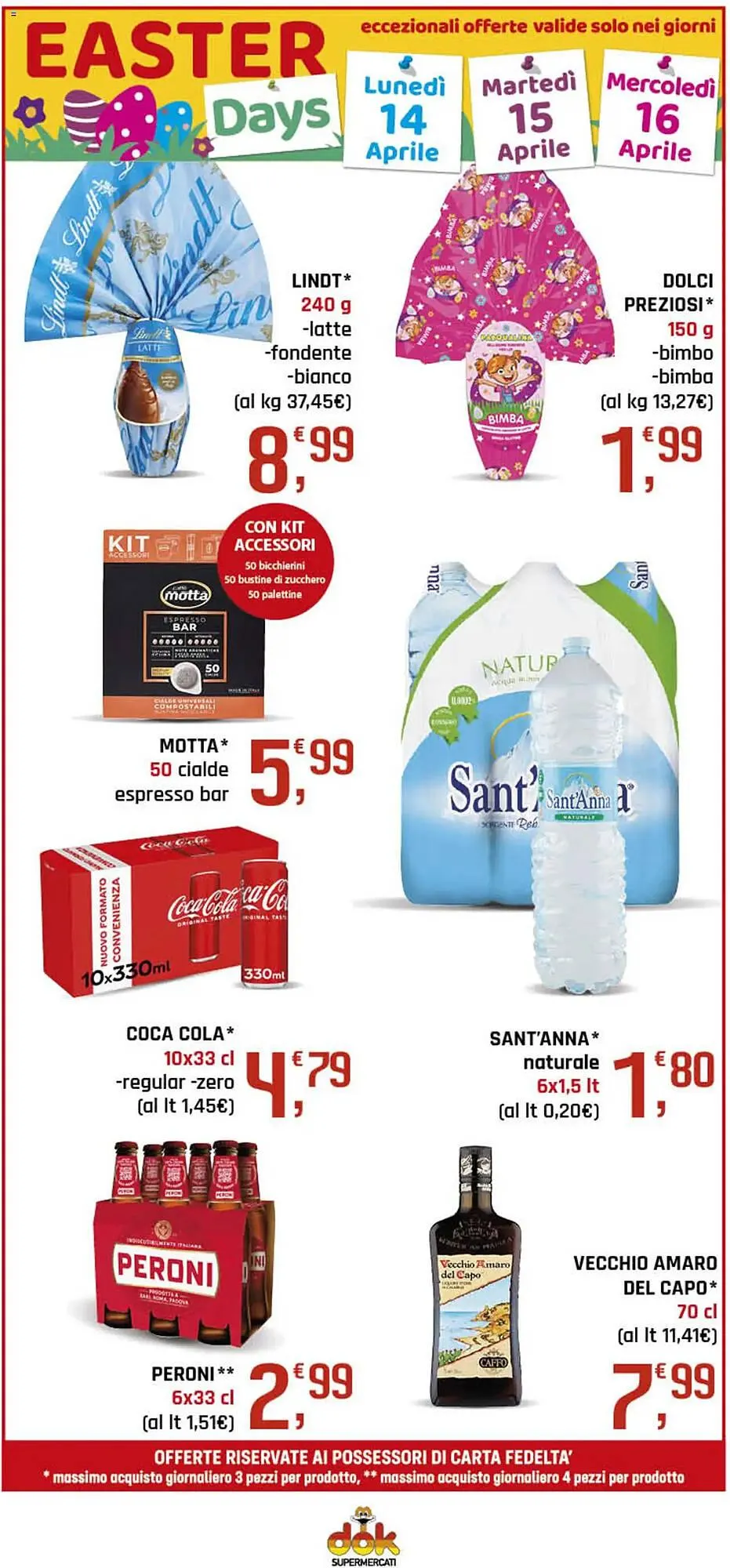 Volantino Supermercati Dok da 10 aprile a 19 aprile di 2025 - Pagina del volantino 18