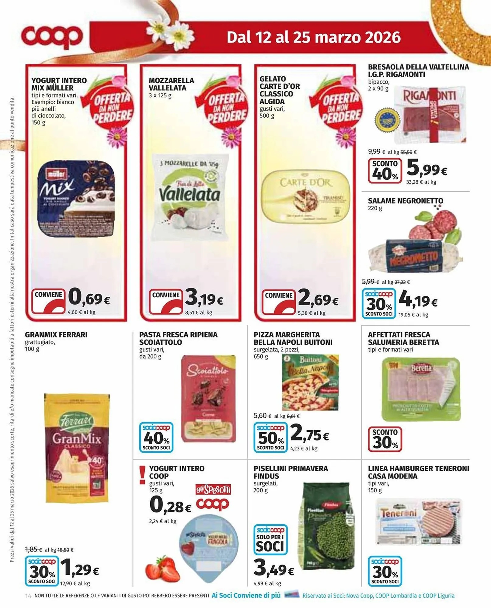 Volantino Coop da 12 marzo a 25 marzo di 2026 - Pagina del volantino 14