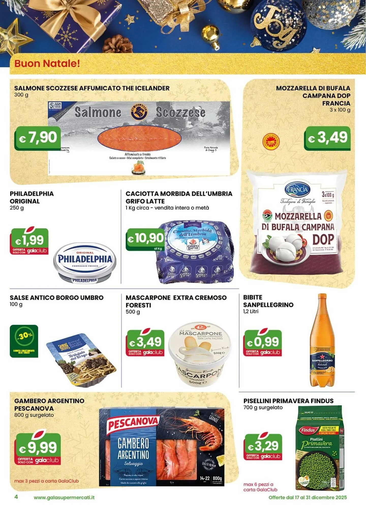 Volantino Gala Supermercati da 17 dicembre a 31 dicembre di 2025 - Pagina del volantino 4