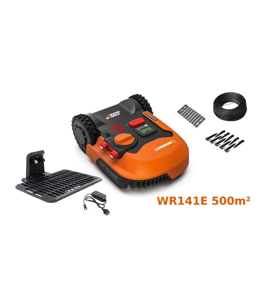 ROBOT TAGLIAERBA LANDROID WORX M500 "WR141E" - AREA DI TAGLIO 500 MQ
