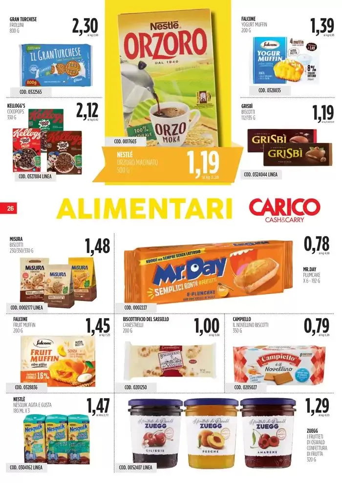 Offerte Carico Cash&Carry da 7 gennaio a 22 gennaio di 2025 - Pagina del volantino 26