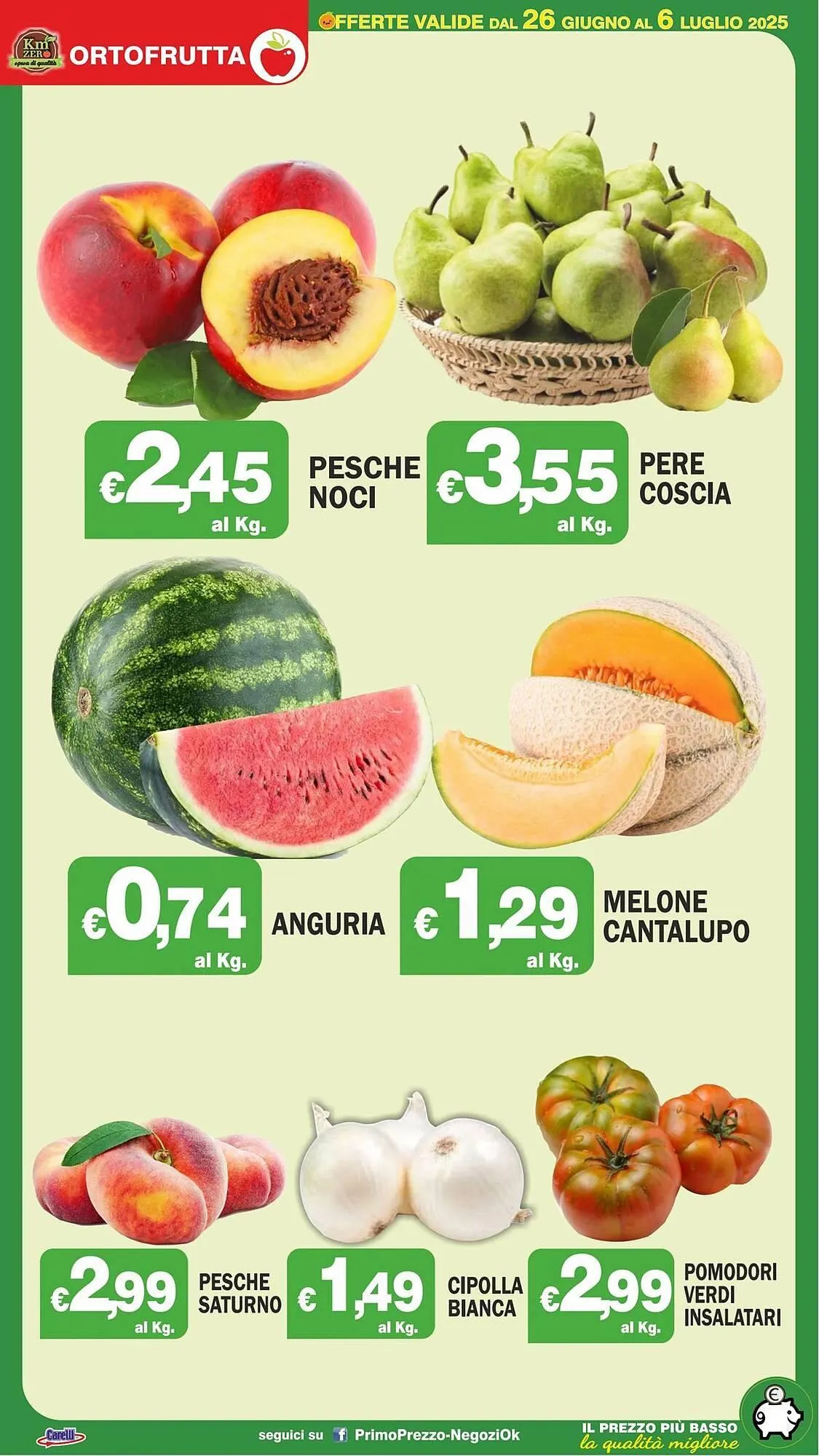 Volantino Primo Prezzo da 26 giugno a 6 luglio di 2025 - Pagina del volantino 29