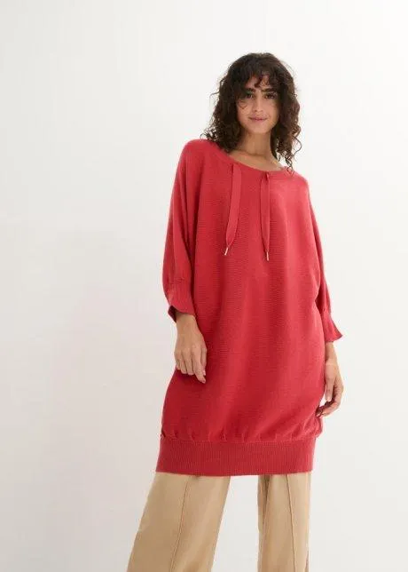 Maglione con maniche a pipistrello