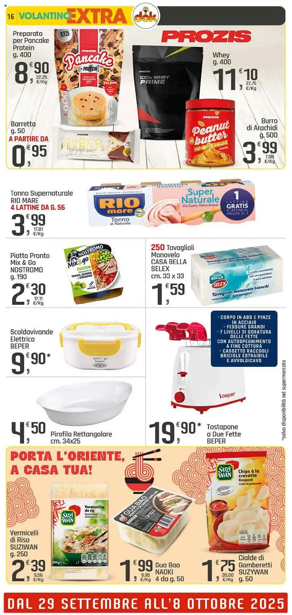 Volantino Supermercati Dok da 25 settembre a 8 ottobre di 2025 - Pagina del volantino 16