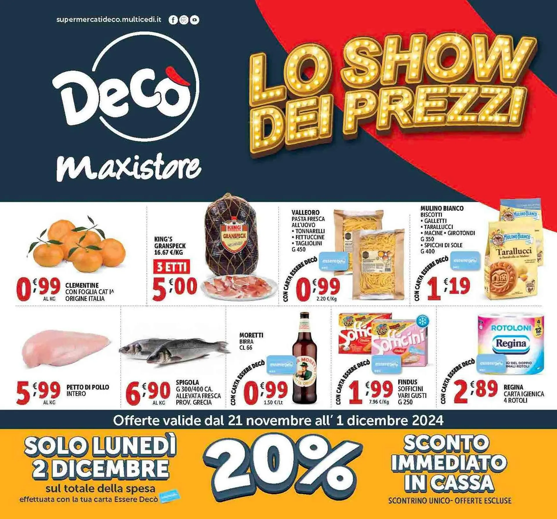 Volantino Deco Maxistore da 21 novembre a 1 dicembre di 2024 - Pagina del volantino 1
