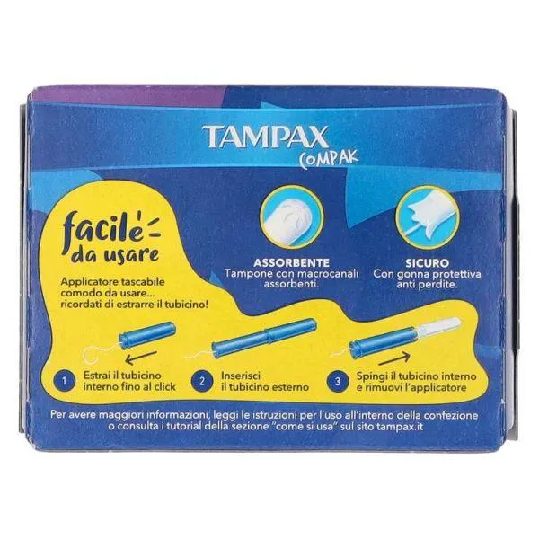 ASSORBENTE INTERNO TAMPAX COMPAK REGULAR