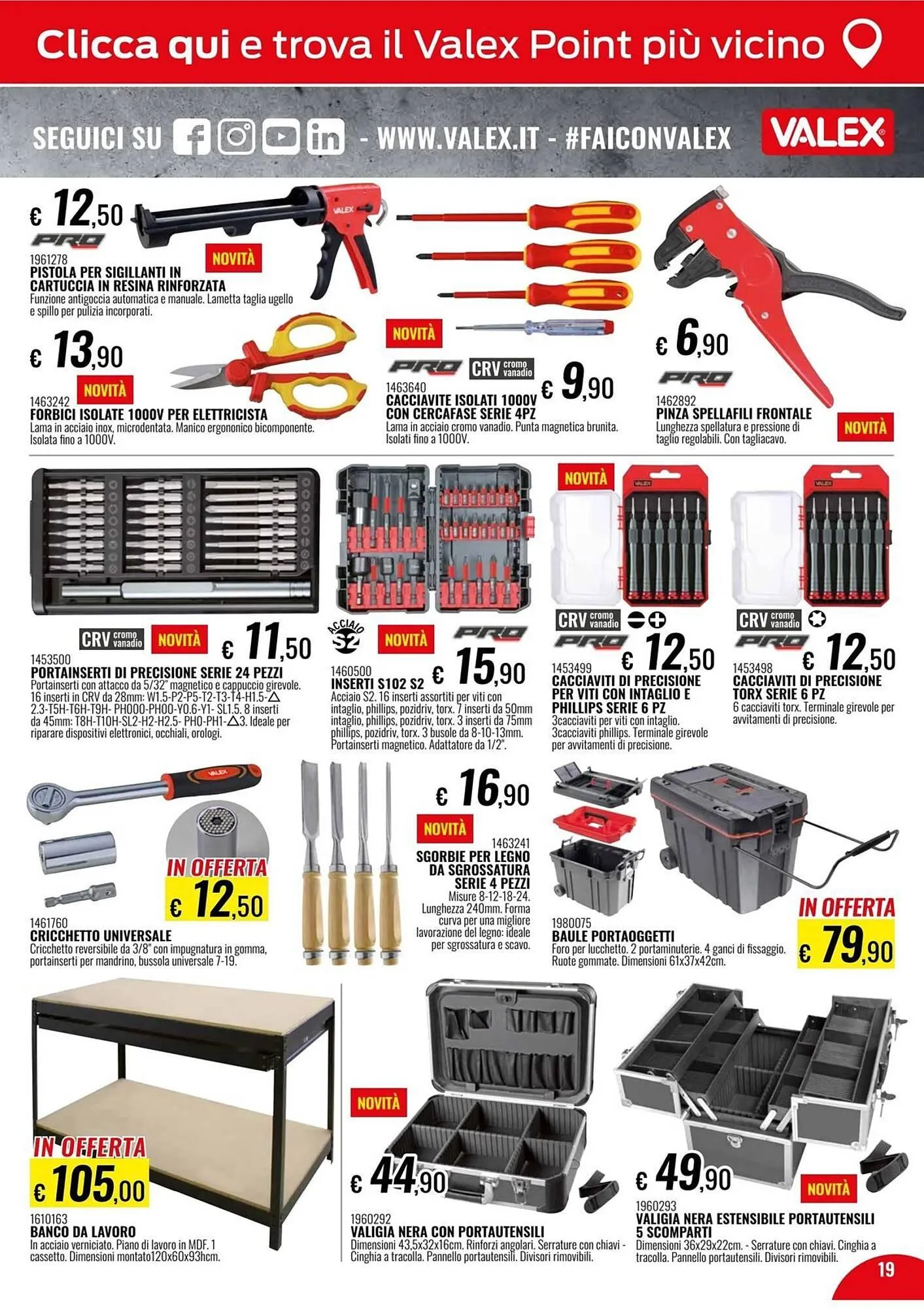 Volantino Valex da 13 gennaio a 22 marzo di 2026 - Pagina del volantino 19