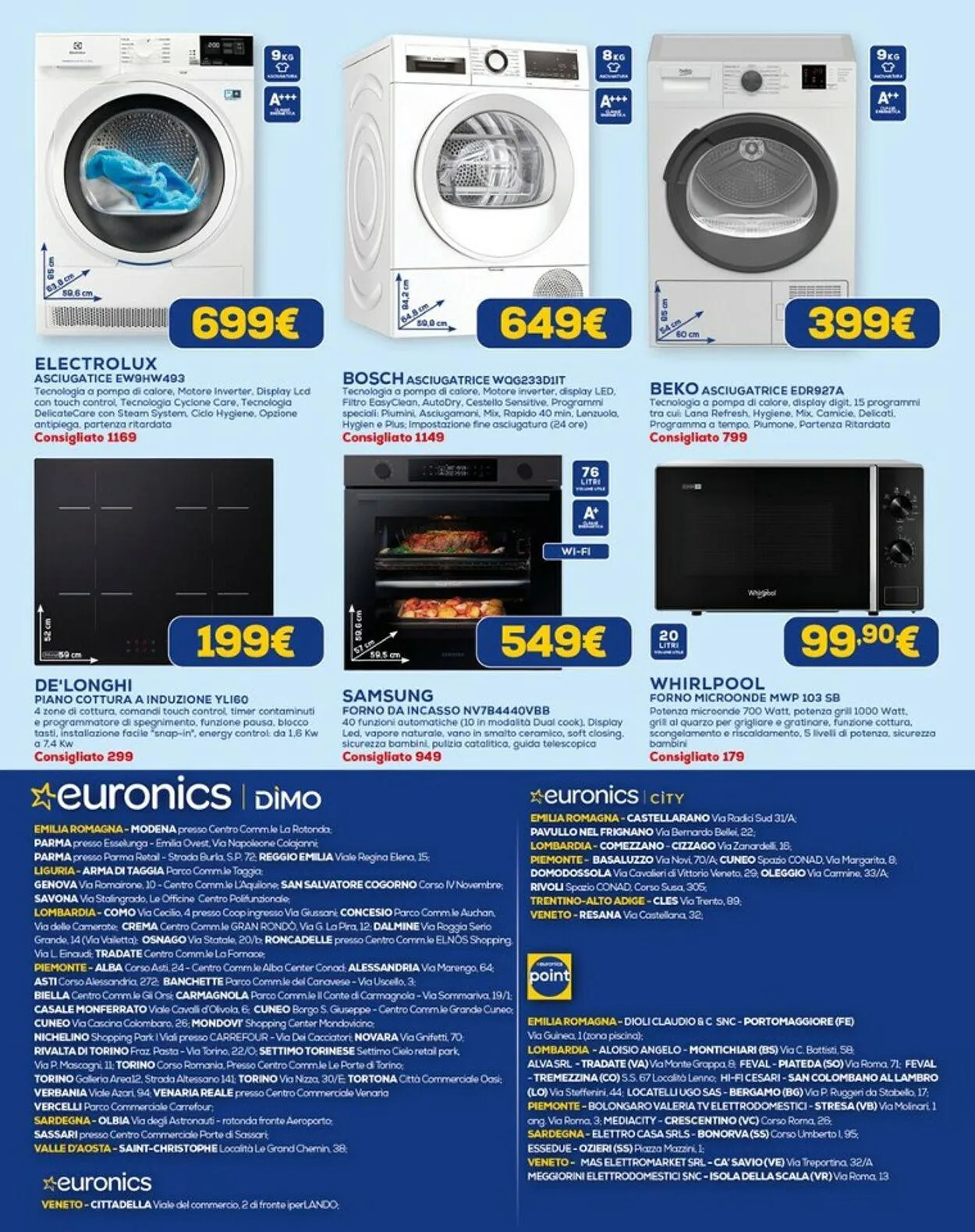 Euronics - Corso Umberto, 95, 07012, Bonorva (SS) Volantino attuale da 28 settembre a 11 ottobre di 2023 - Pagina del volantino 17