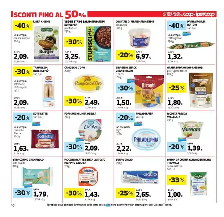 Sconti fino al 50% da 27 marzo a 9 aprile di 2025 - Pagina del volantino 10