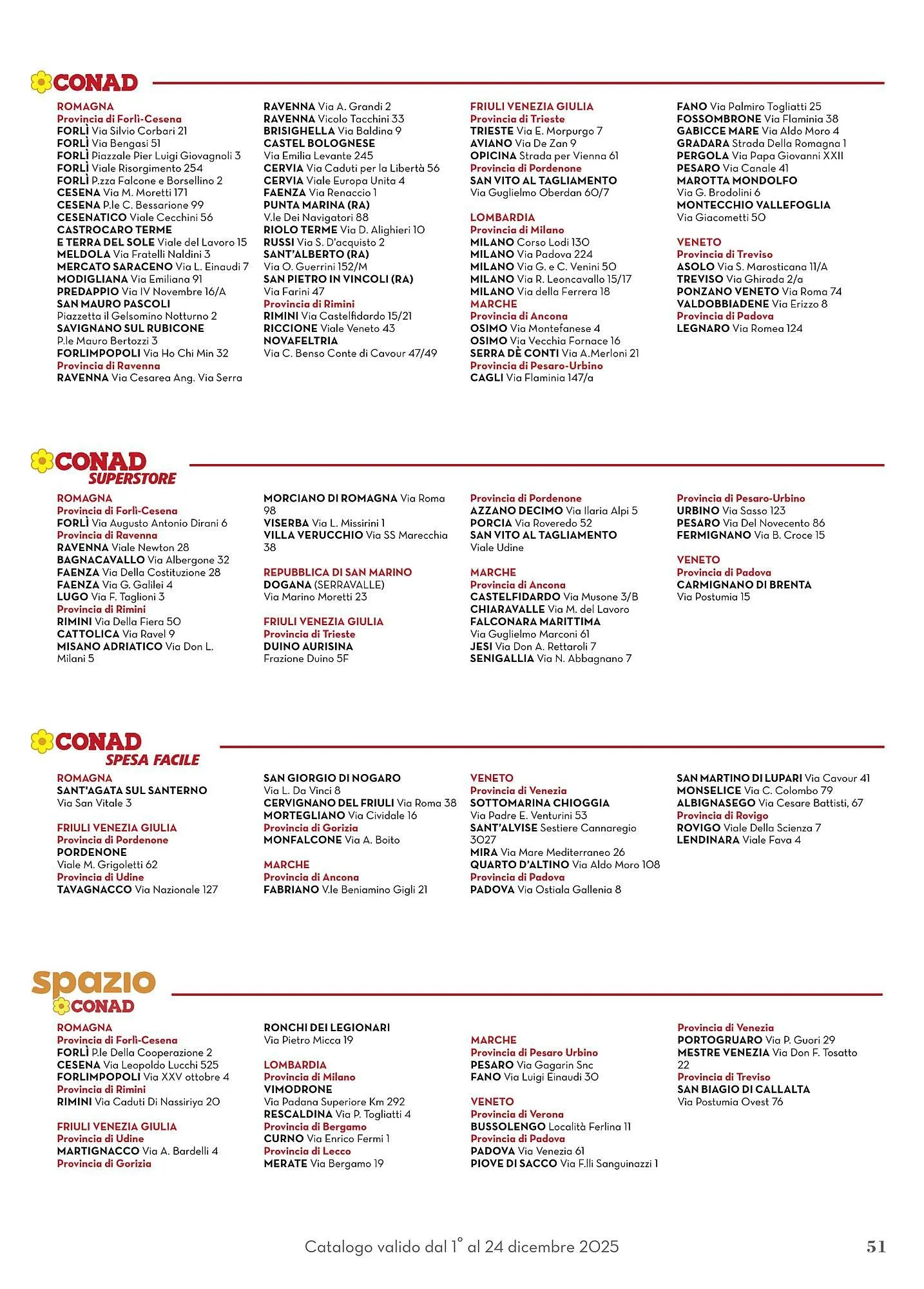 Volantino Conad da 1 dicembre a 24 dicembre di 2025 - Pagina del volantino 51