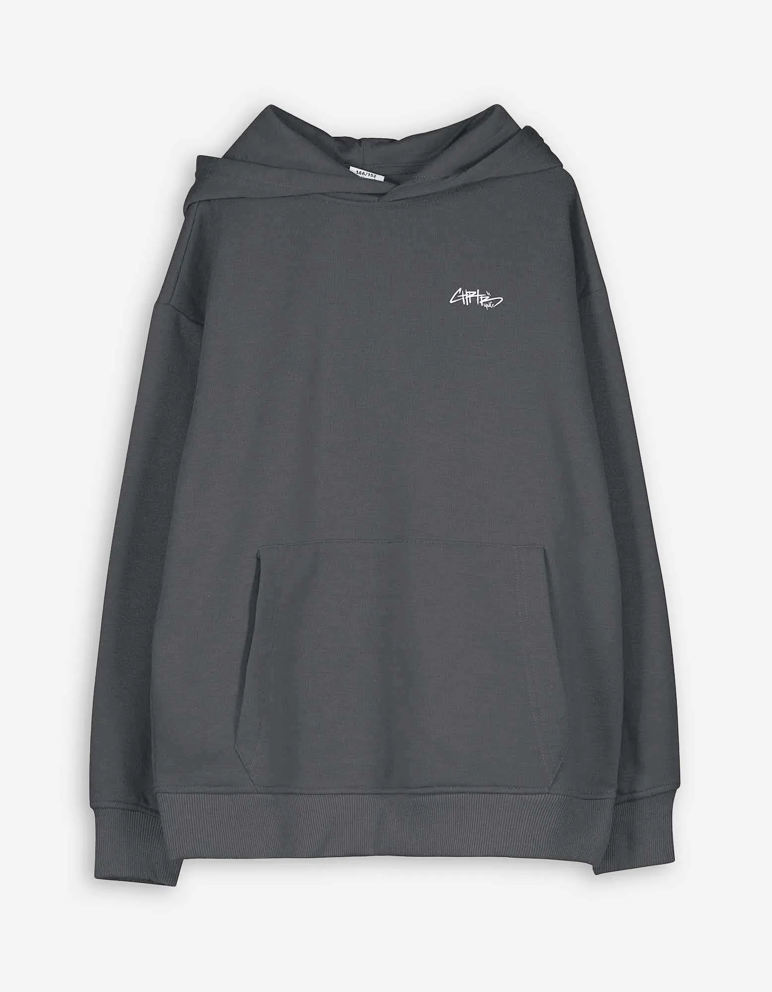 Felpa con cappuccio - Statement - grigio scuro