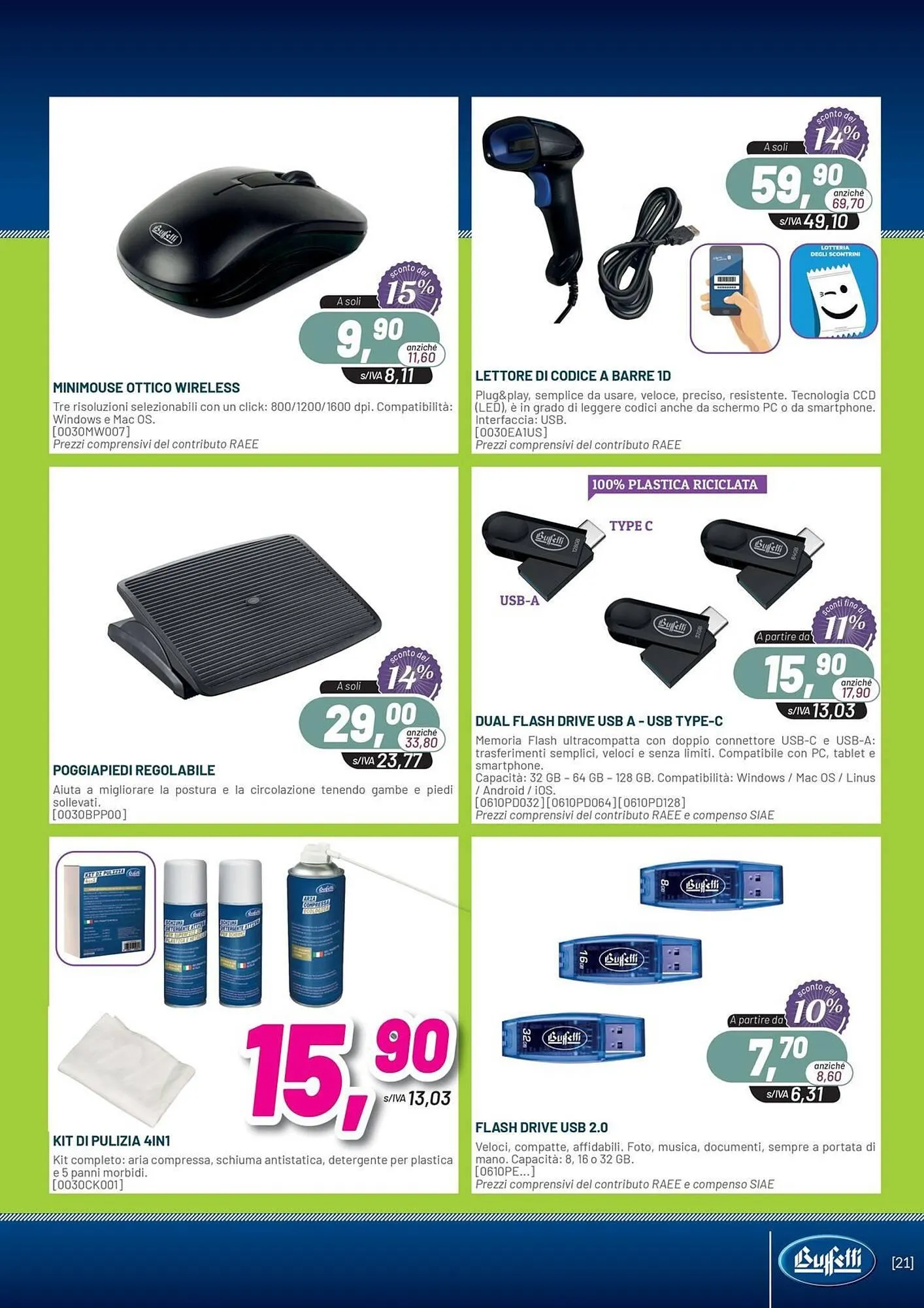 Volantino Buffetti da 2 ottobre a 31 ottobre di 2025 - Pagina del volantino 21