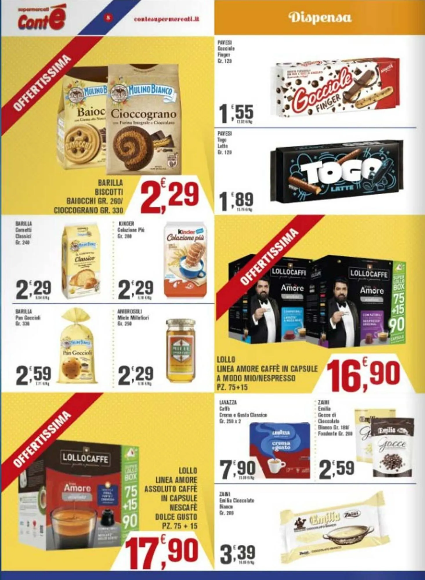 Volantino Conté Supermercati da 27 aprile a 6 maggio di 2026 - Pagina del volantino 8