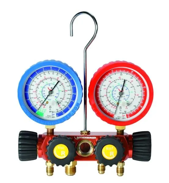 Gruppo manometrico 4 vie rothenberger per gas r410 - r32