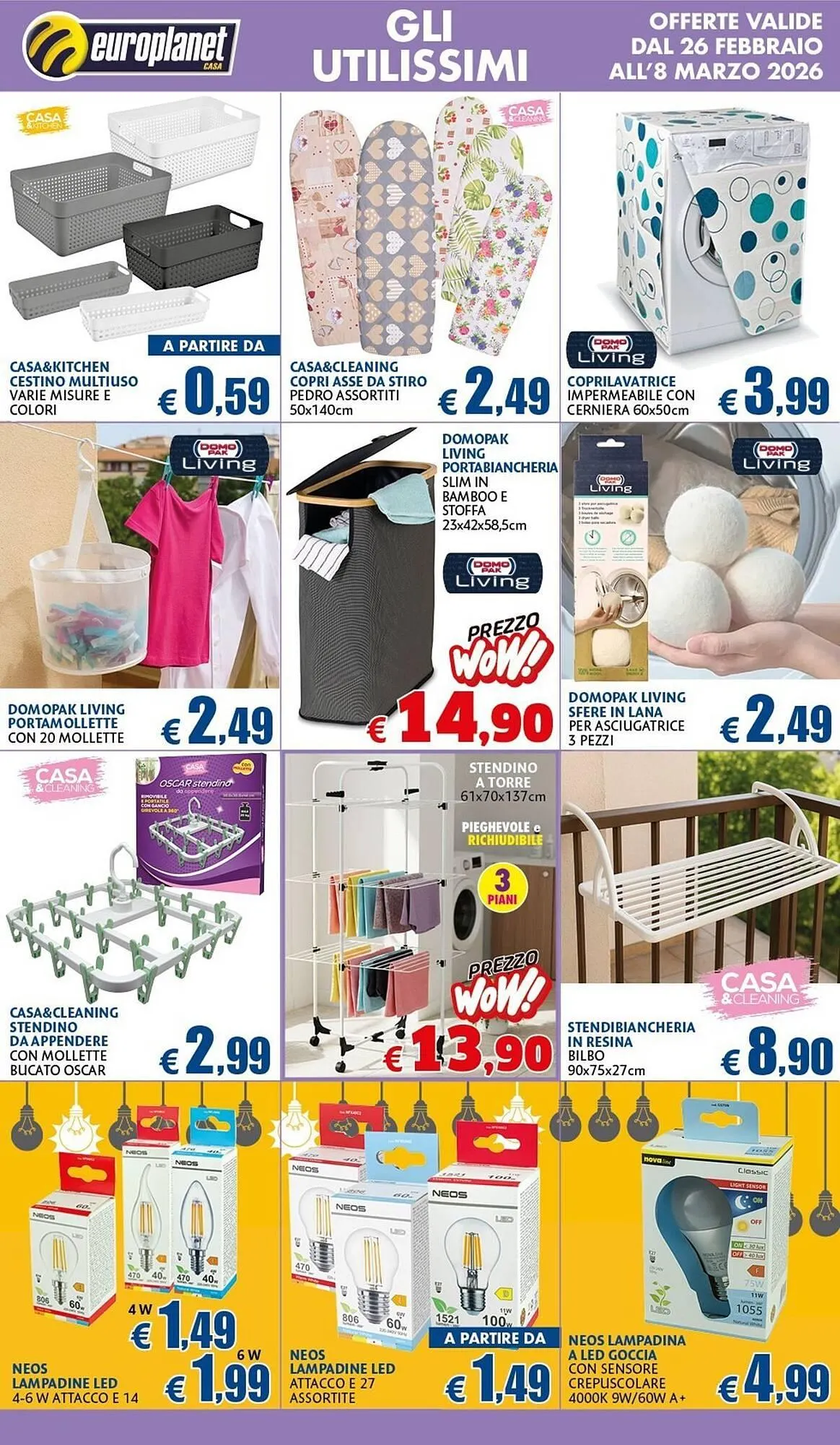Volantino Europlanet Casa da 26 febbraio a 8 marzo di 2026 - Pagina del volantino 9