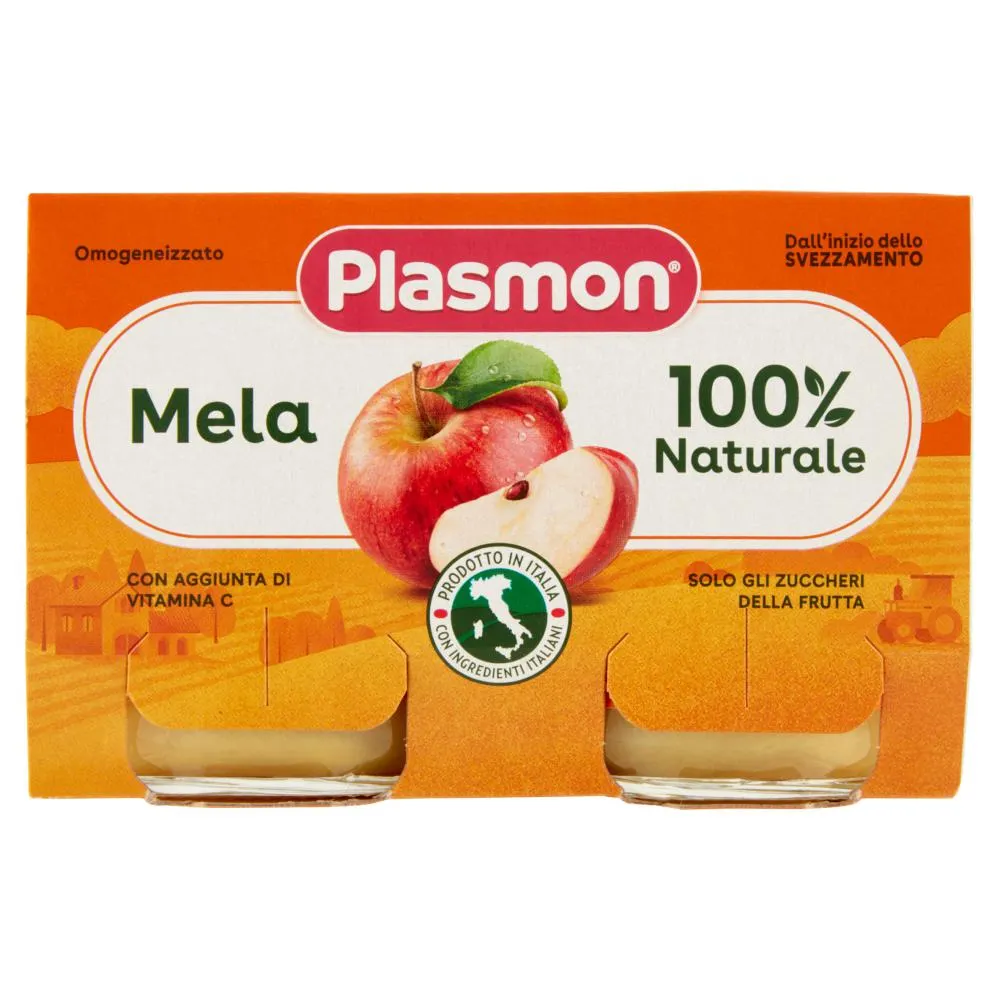 Plasmon Omogeneizzato Mela 2 x 104 g