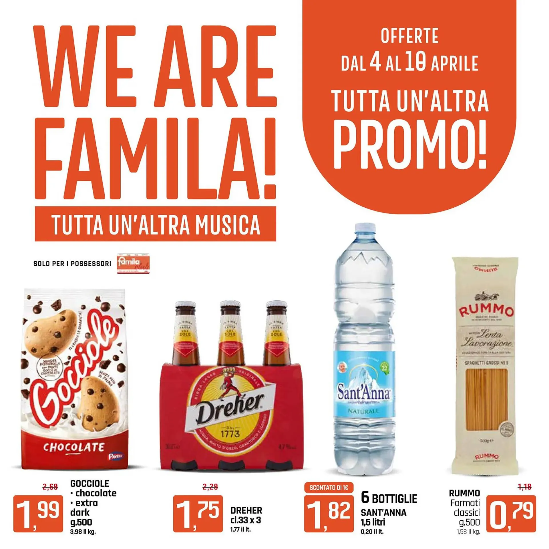 Volantino Famila Superstore da 4 aprile a 10 aprile di 2024 - Pagina del volantino 1