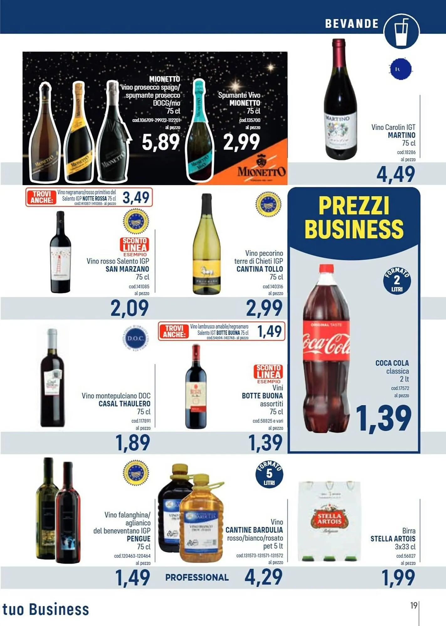 Volantino Talento Professional Store da 8 aprile a 21 aprile di 2024 - Pagina del volantino 19