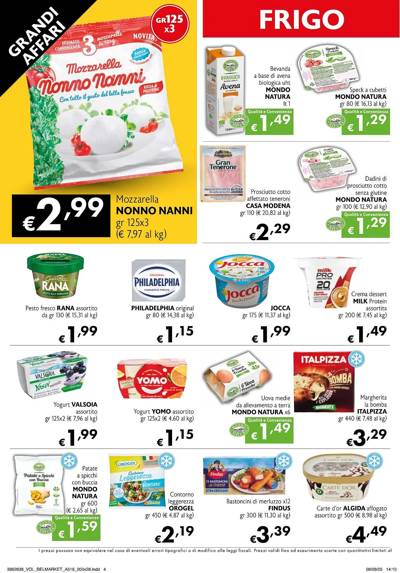 Volantino Belmarket da 28 agosto a 10 settembre di 2025 - Pagina del volantino 4