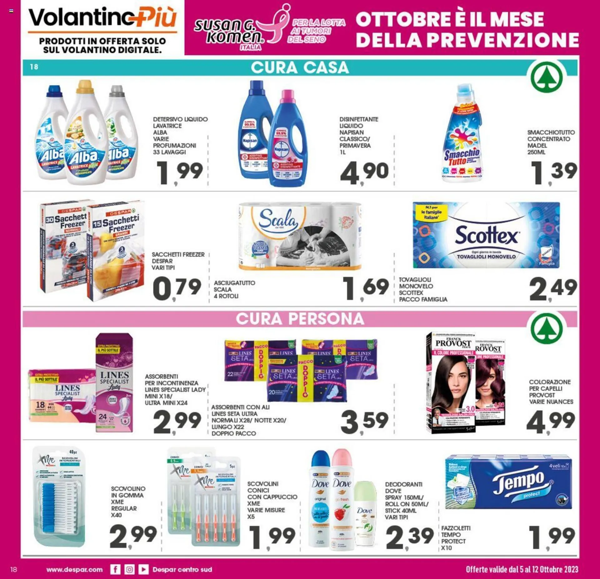 Volantino Eurospar da 5 ottobre a 12 ottobre di 2023 - Pagina del volantino 18