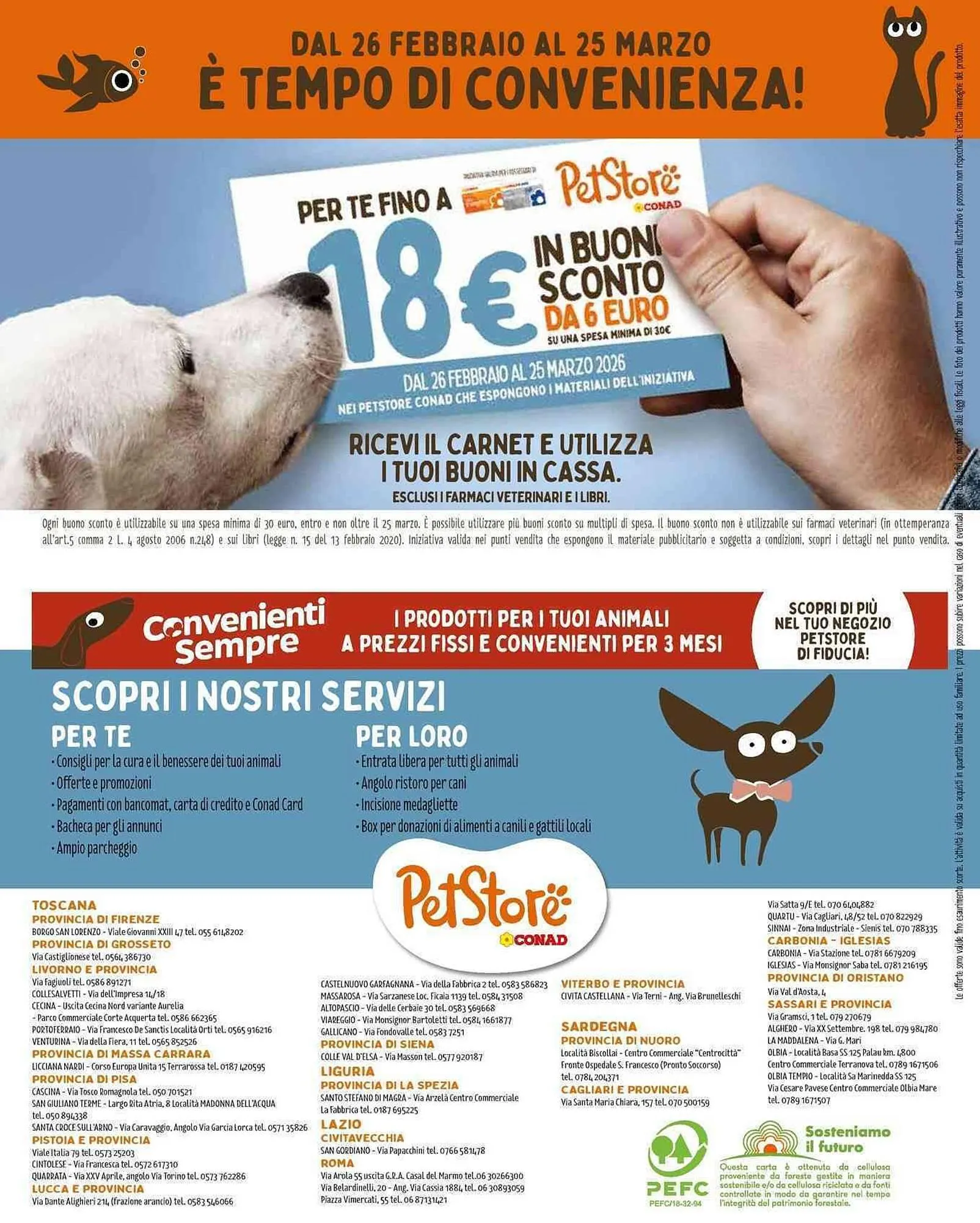 Volantino Pet Store Conad da 26 febbraio a 25 marzo di 2026 - Pagina del volantino 8