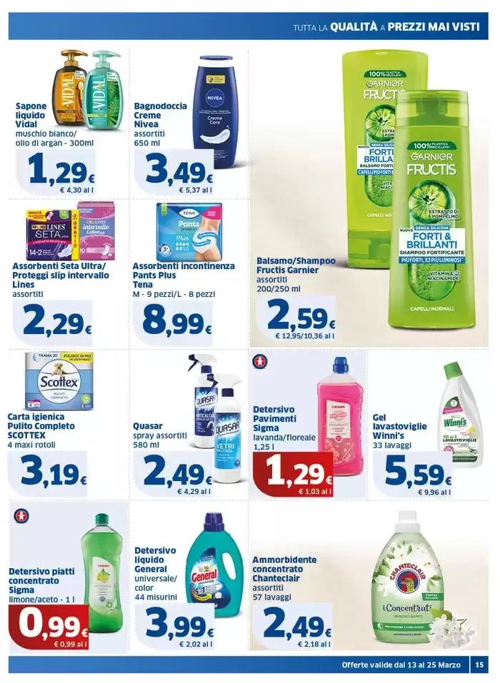 Sottocosto da 13 marzo a 25 marzo di 2025 - Pagina del volantino 15