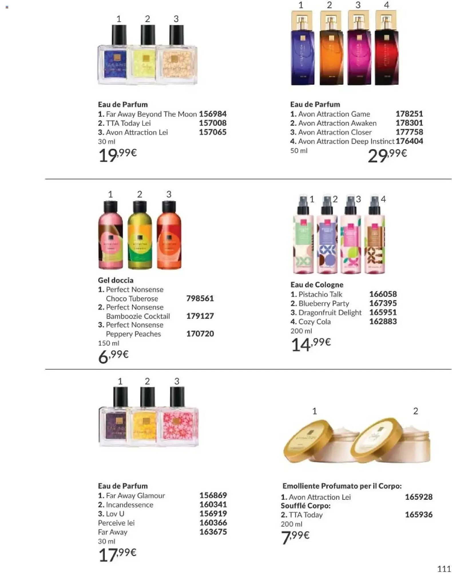 Catalogo Avon da 1 maggio a 31 maggio di 2026 - Pagina del volantino 111