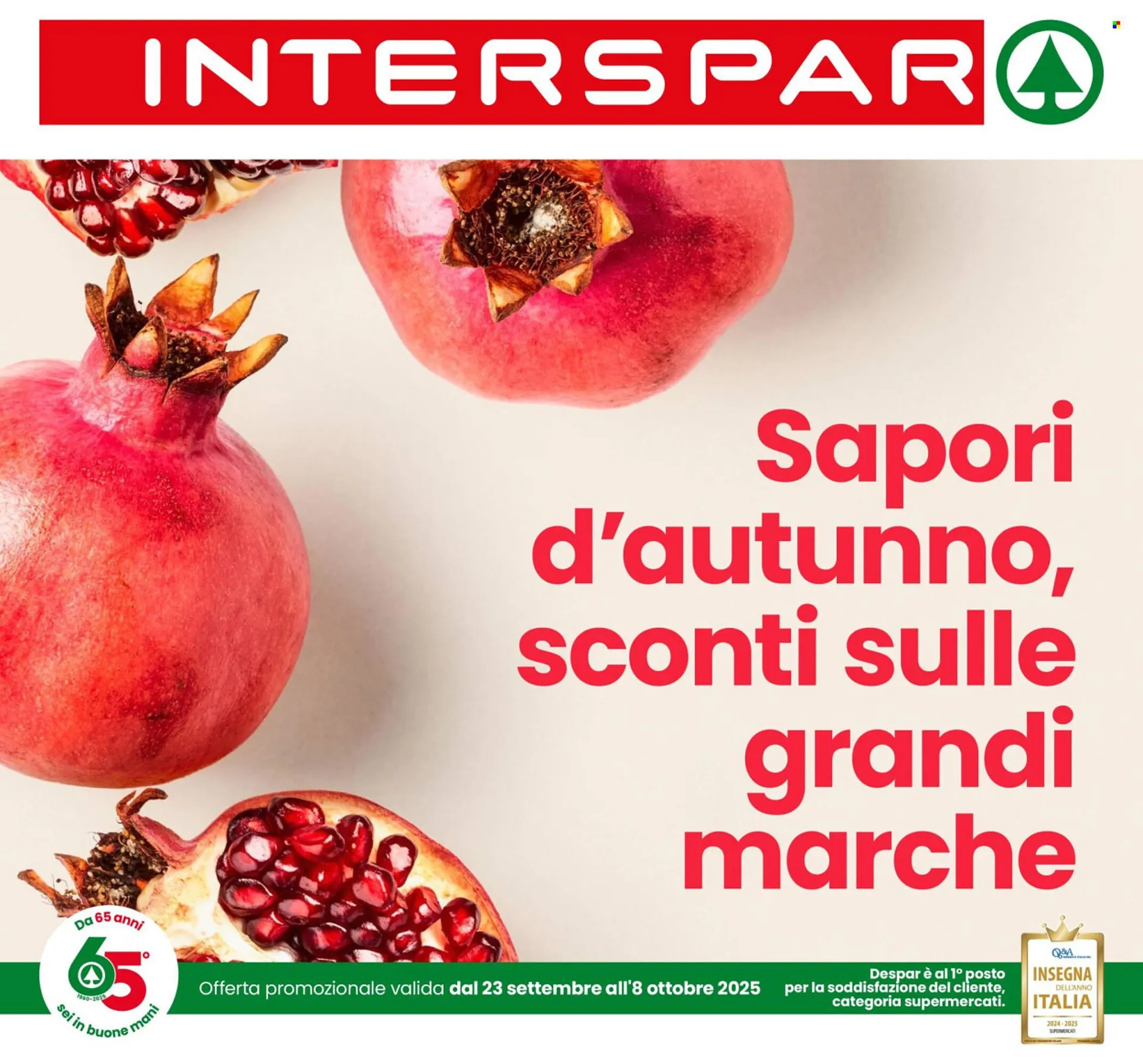 Volantino Interspar da 23 settembre a 8 ottobre di 2025 - Pagina del volantino 1