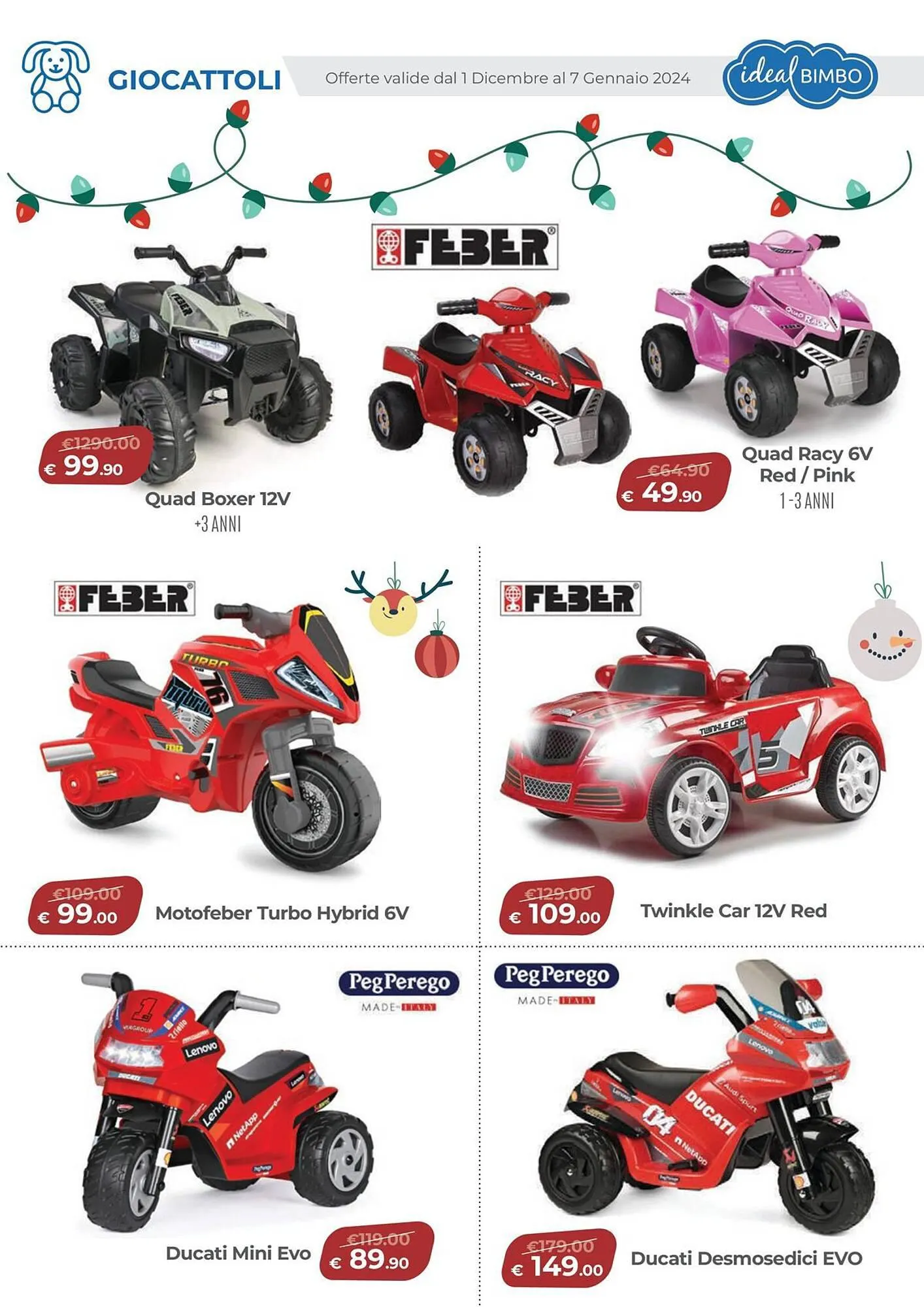 Volantino Ideal Bimbo da 1 dicembre a 7 gennaio di 2024 - Pagina del volantino 33