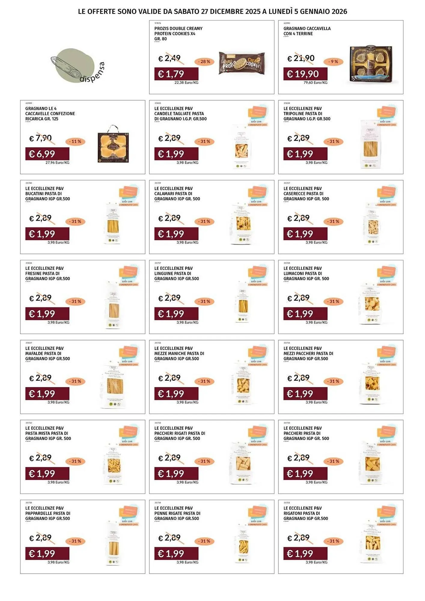 Volantino Prezzemolo e Vitale da 29 dicembre a 5 gennaio di 2026 - Pagina del volantino 18