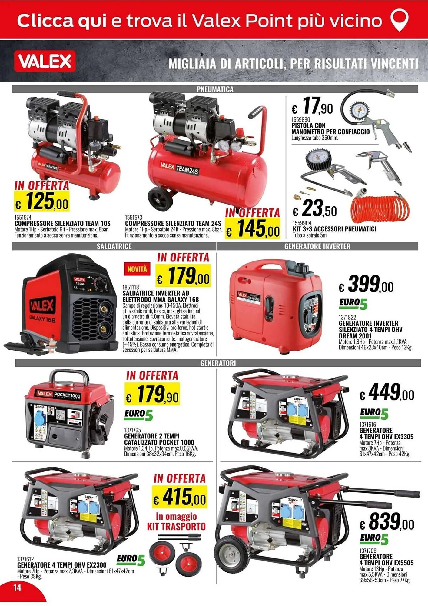 Volantino Valex da 13 gennaio a 22 marzo di 2026 - Pagina del volantino 14