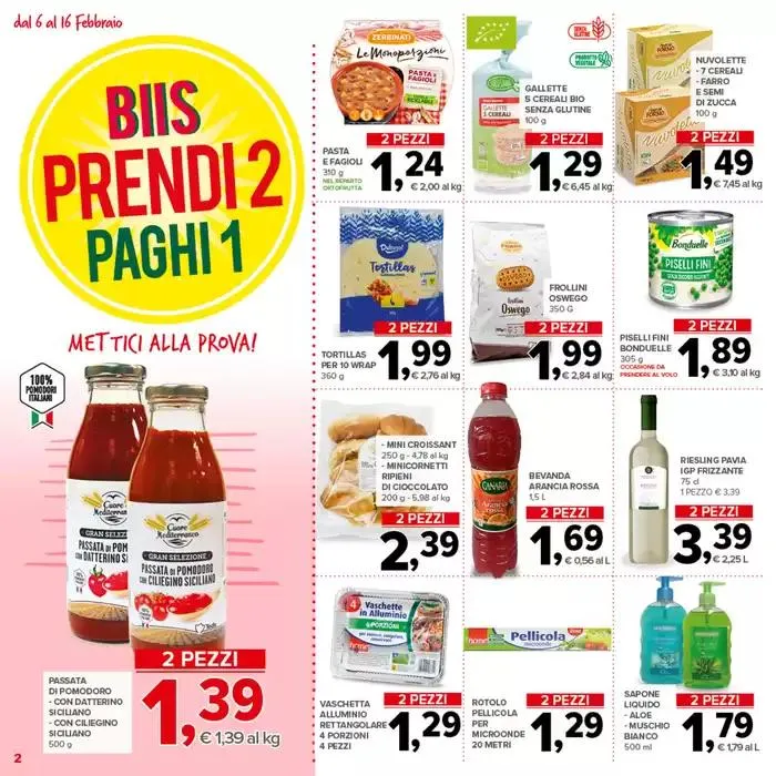 3x2 da 6 febbraio a 16 febbraio di 2025 - Pagina del volantino 2