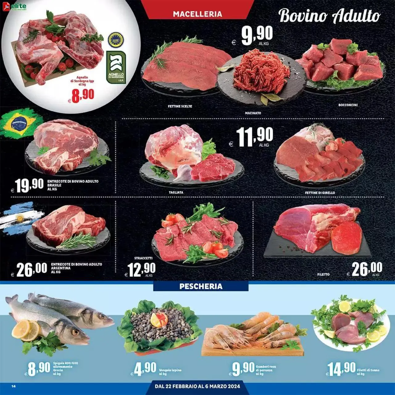 Volantino Elite Supermercati da 22 febbraio a 6 marzo di 2024 - Pagina del volantino 14