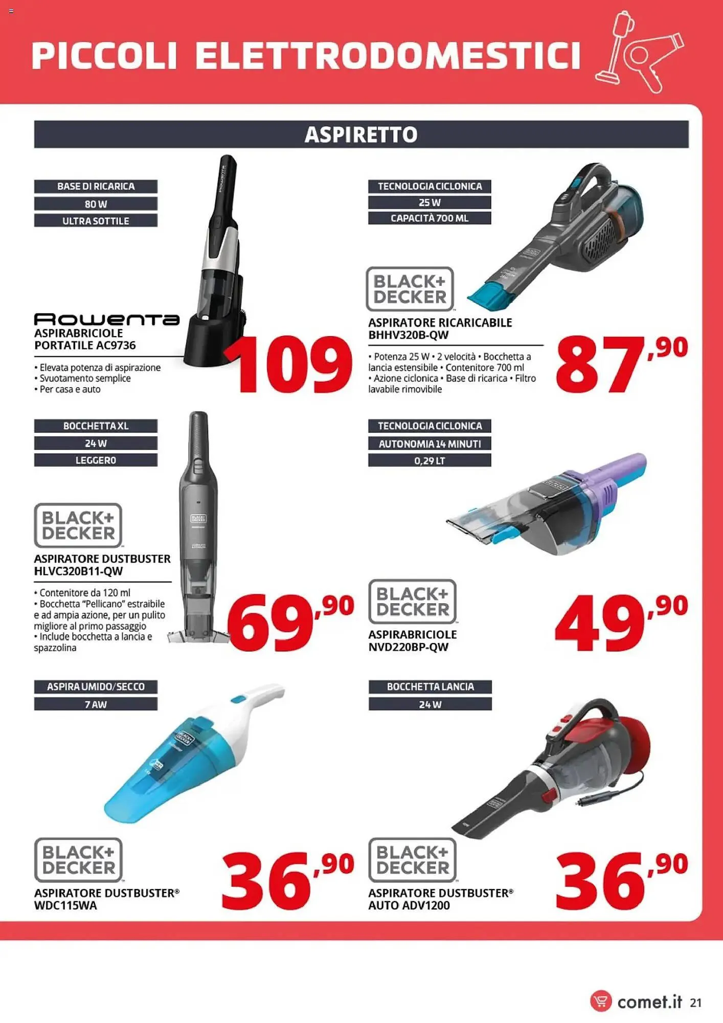 Volantino Comet da 20 febbraio a 4 marzo di 2026 - Pagina del volantino 21