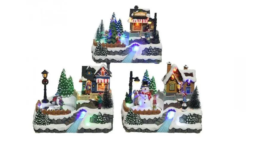 Villaggio Winter decorazione natalizia LED