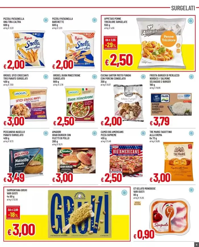 TANTI PRODOTTI DA 0,50 A 3,00€ da 9 gennaio a 22 gennaio di 2025 - Pagina del volantino 11