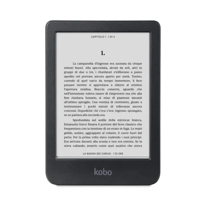 Rakuten kobo clara bw lettore e-book touch screen 16 gb wi-fi nero