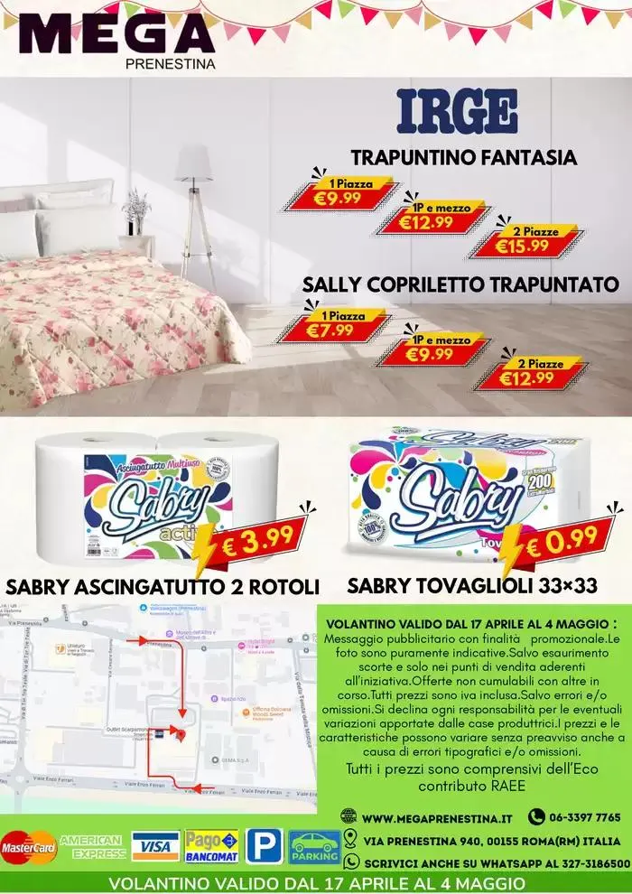Mega Prenestina - Volantino valido dal 17 aprile al 4 maggio da 17 aprile a 4 maggio di 2025 - Pagina del volantino 19