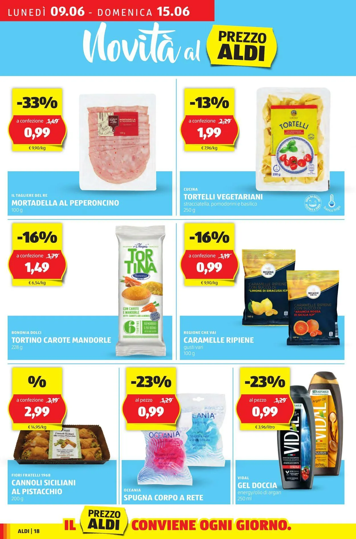 Aldi Volantino attuale da 9 giugno a 15 giugno di 2025 - Pagina del volantino 18